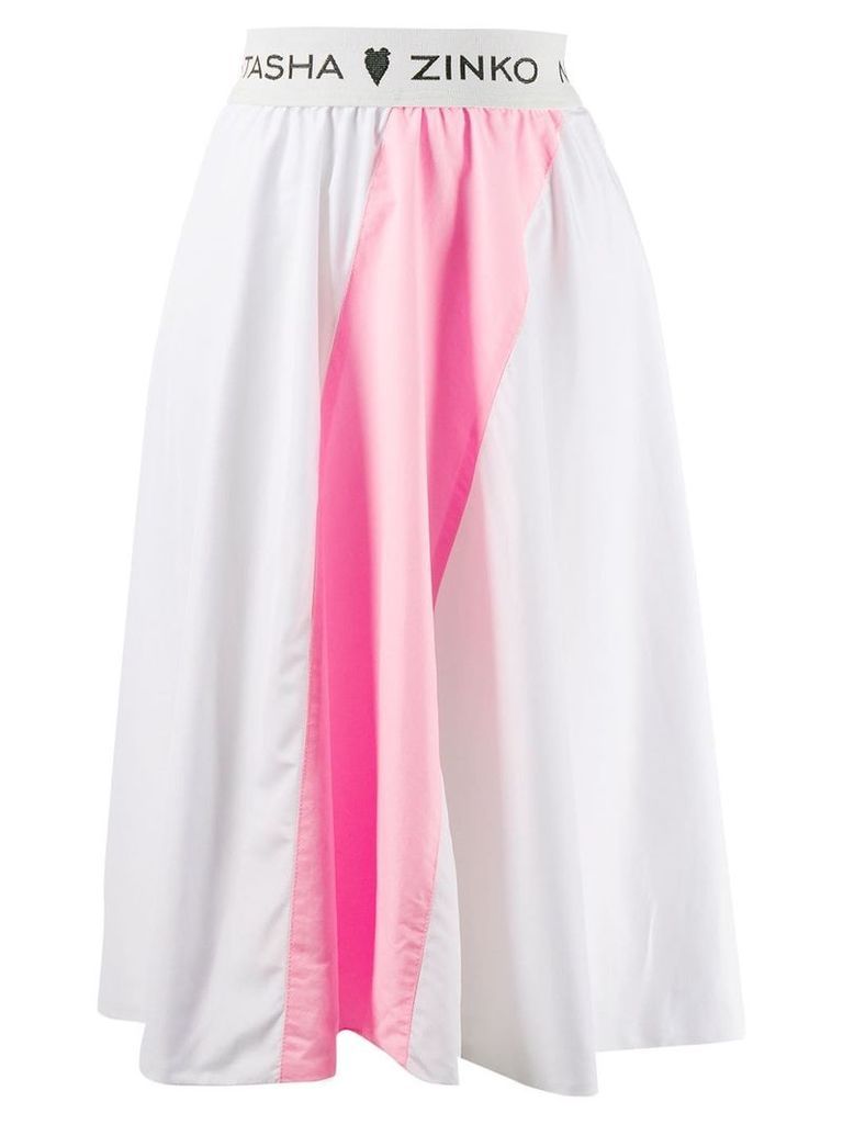 Natasha Zinko pleated skirt - White