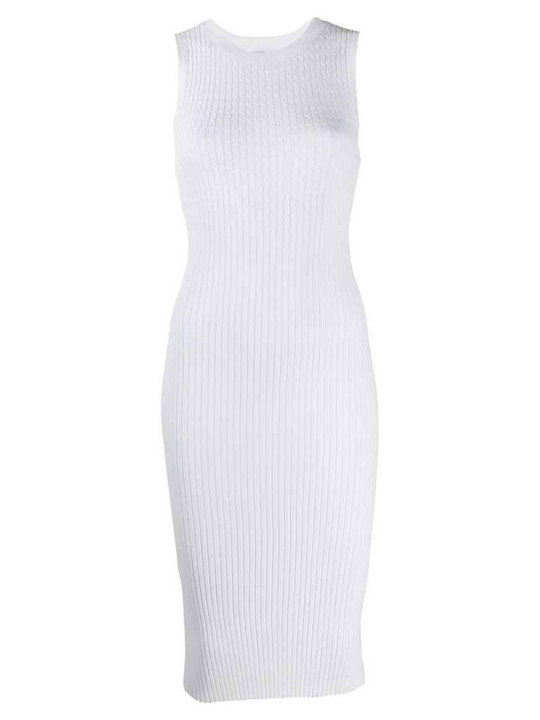 Rag & Bone cable twist knit fitted dress - White