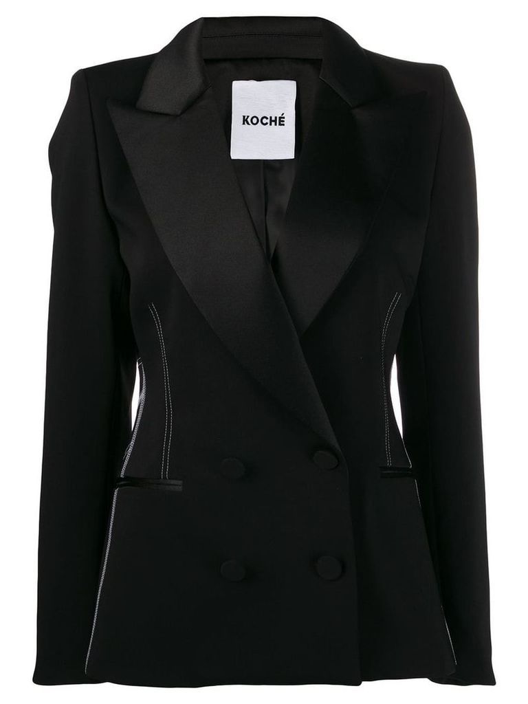 Koché super structured blazer - Black