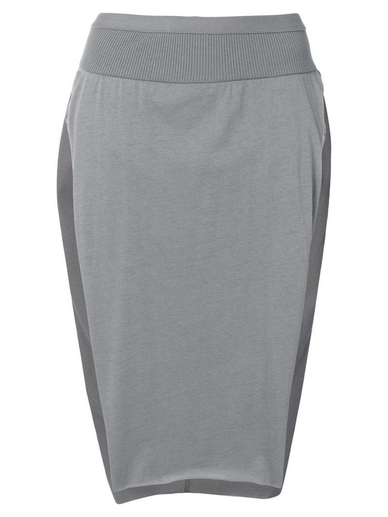 Rick Owens side slits skirt - Grey
