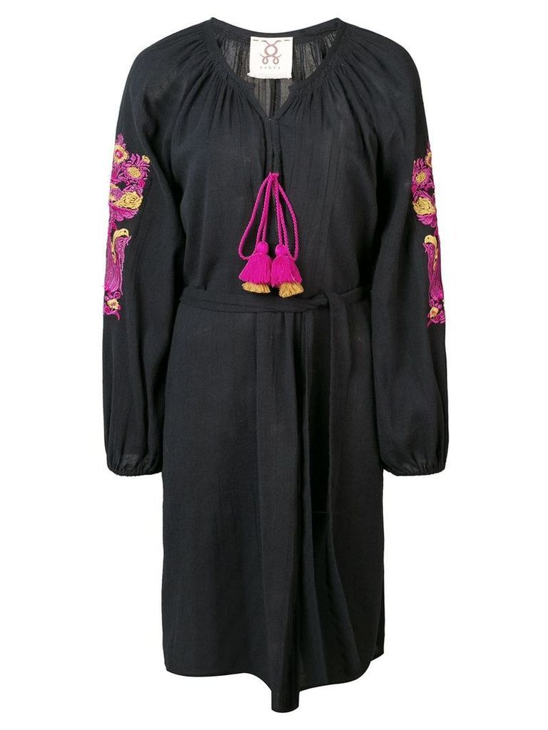 Figue batik short dress - Black