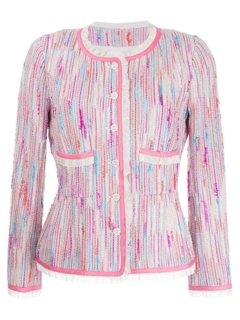 Chanel Pre-Owned CC logo buttons blazer - Pink