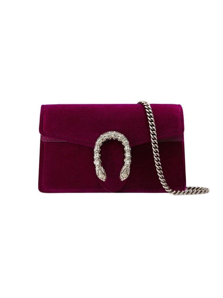 Gucci Dionysus velvet super mini bag - Red