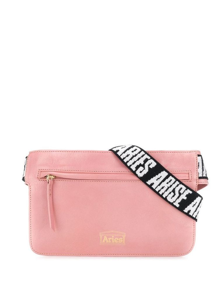 Aries logo belt bag - Pink