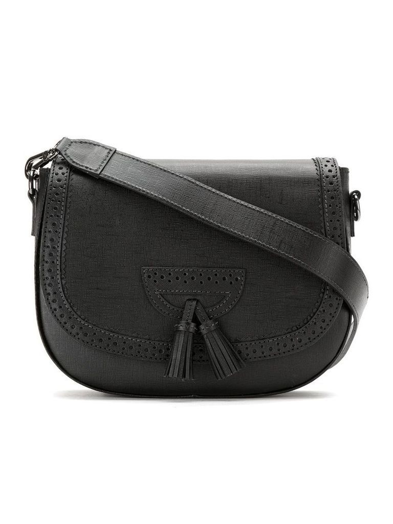 Sarah Chofakian Kitx leather shoulder bag - Black