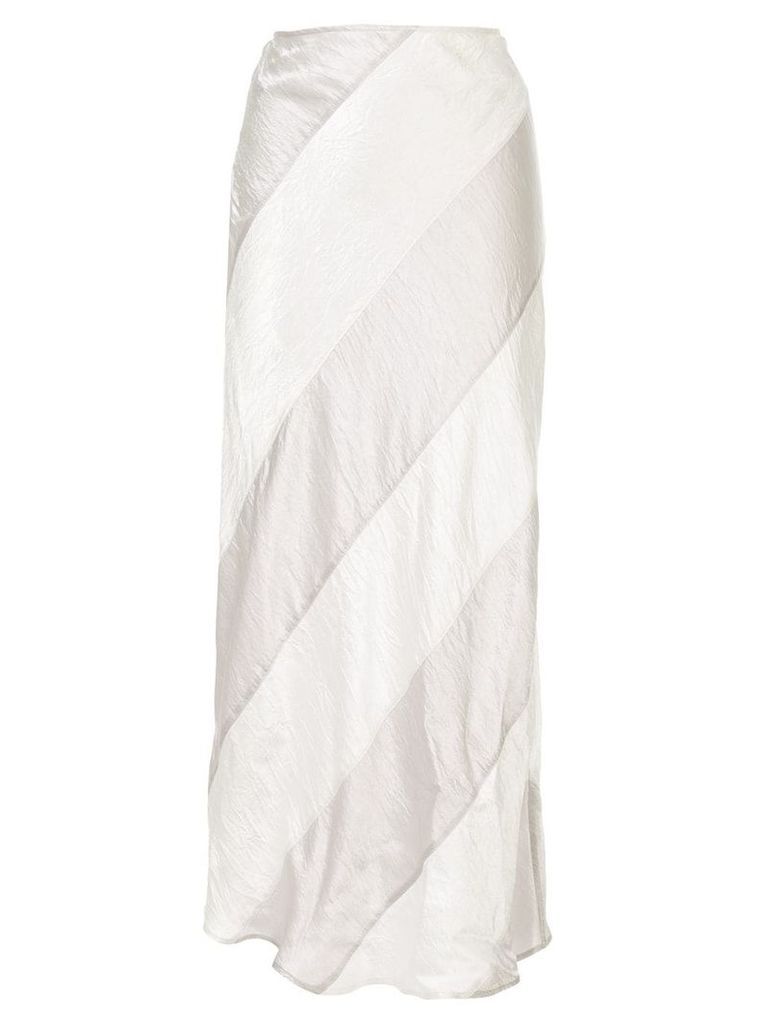 Georgia Alice Delilah panelled slip skirt - White