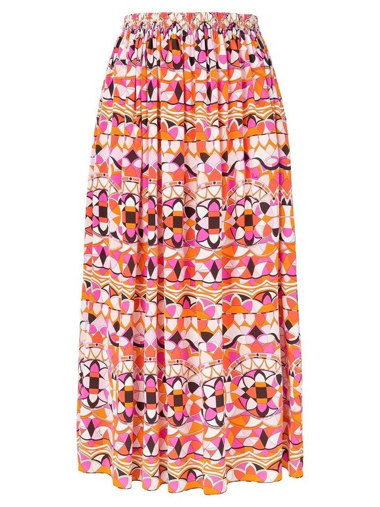 Emilio Pucci printed midi skirt - Multicolour