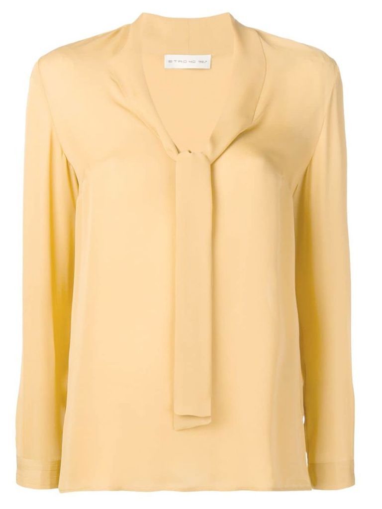 Etro classic crepe blouse - Yellow
