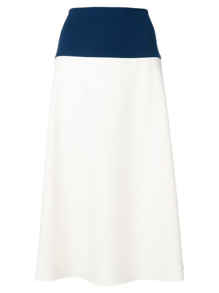 Tory Burch panel full skirt - White