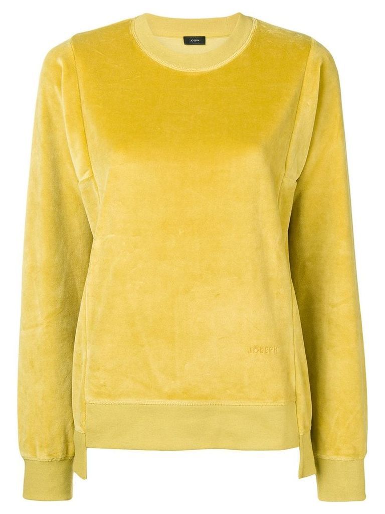 Joseph velvet sweatshirt - Yellow