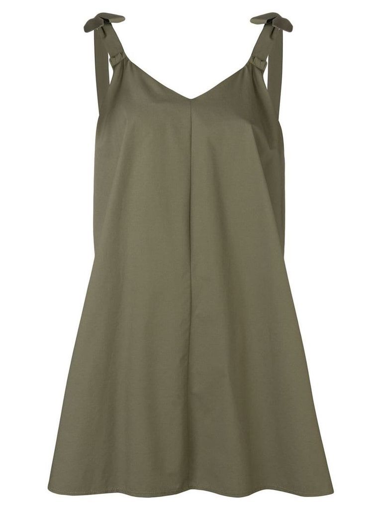 Blugirl bow strap dress - Green
