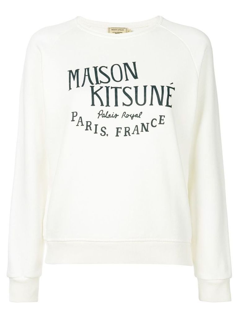 Maison Kitsuné Palais Royal sweatshirt - White