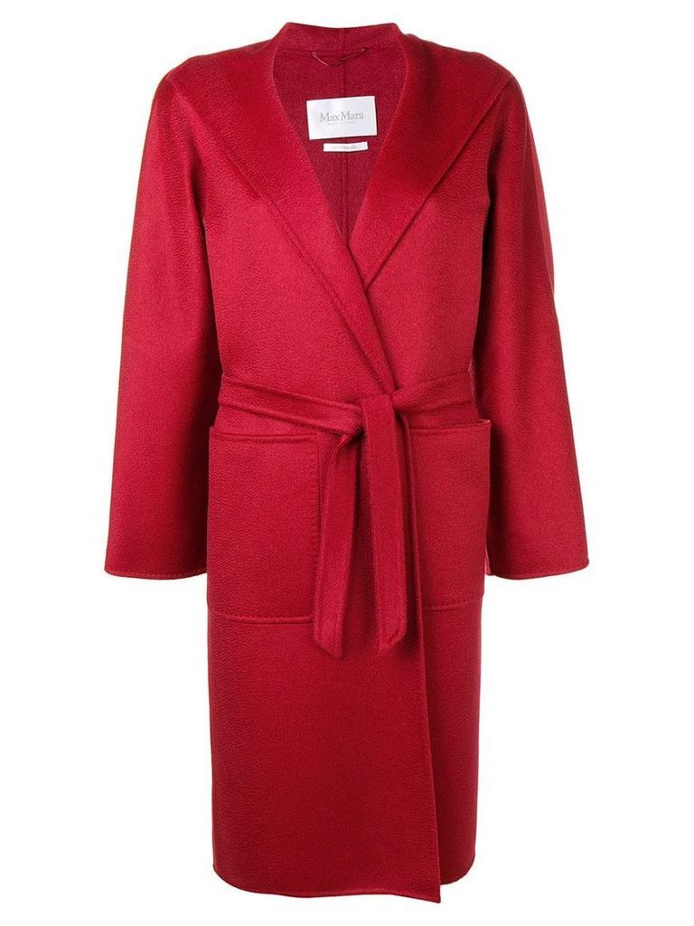 Max Mara Lilia wrap coat - Red