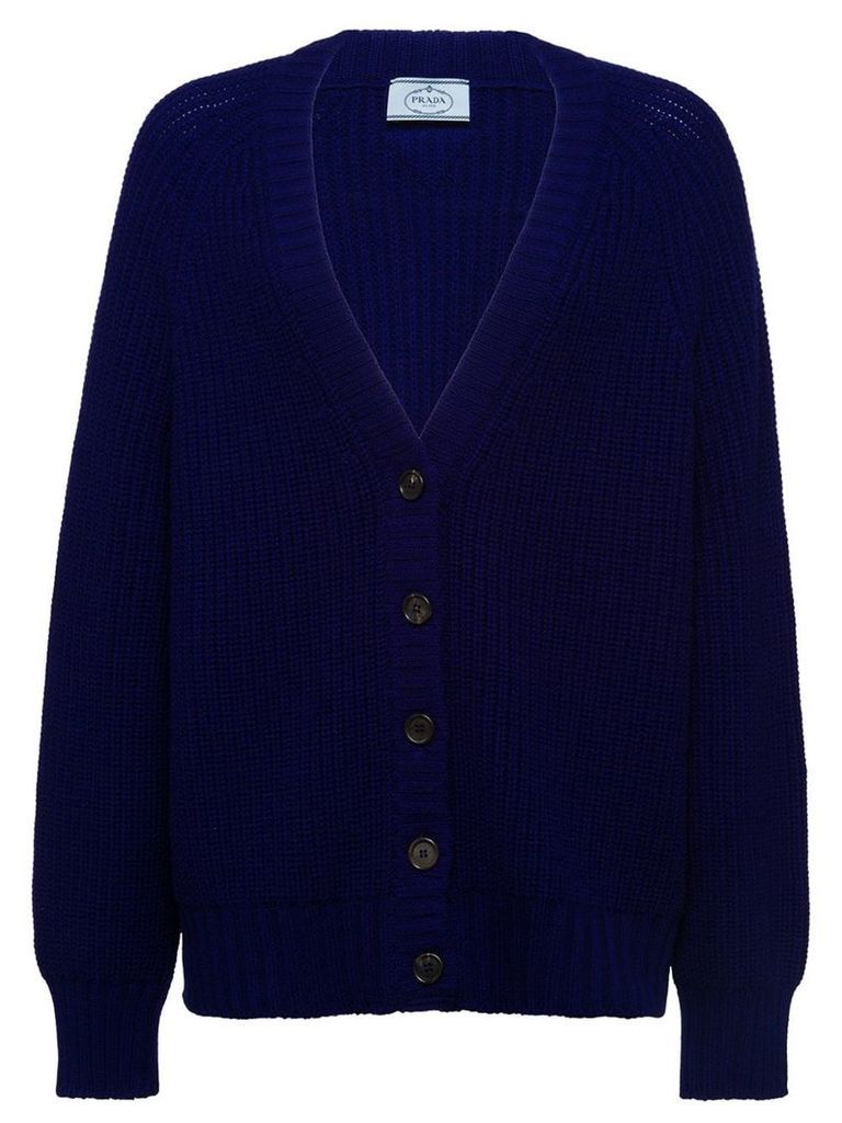 Prada Wool and cashmere cardigan - Blue