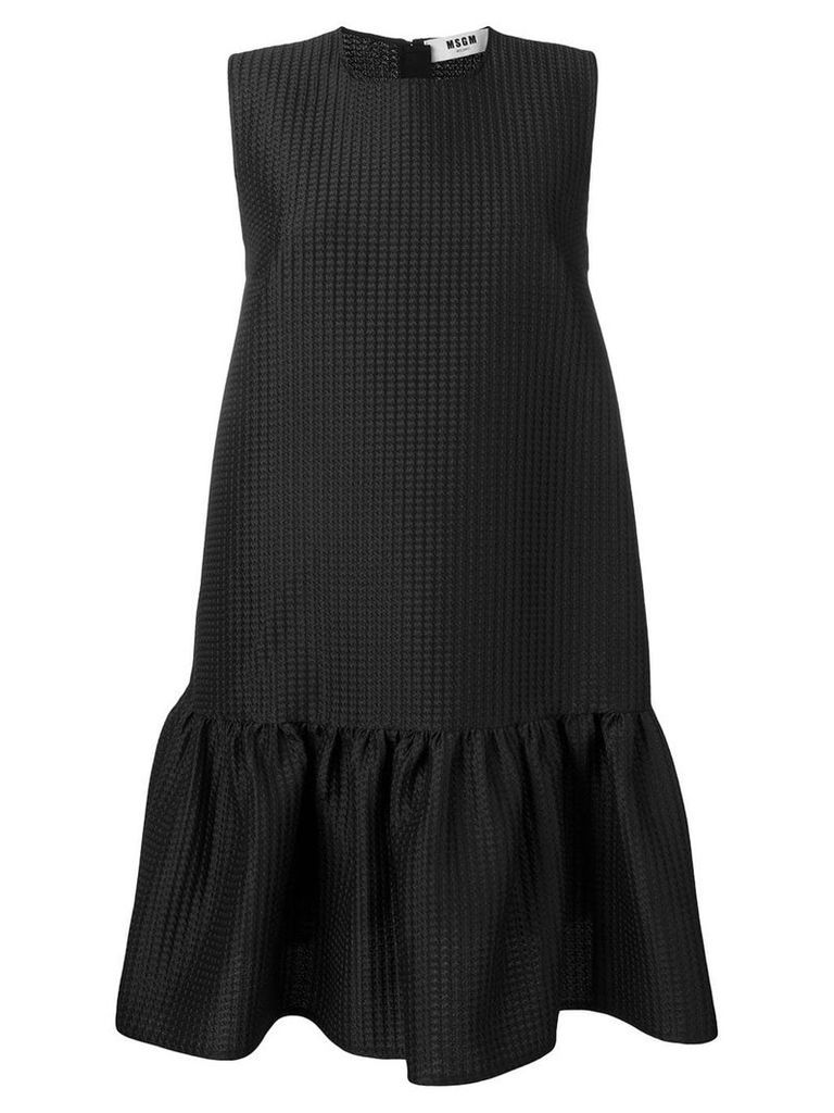 MSGM short flared dress - Black
