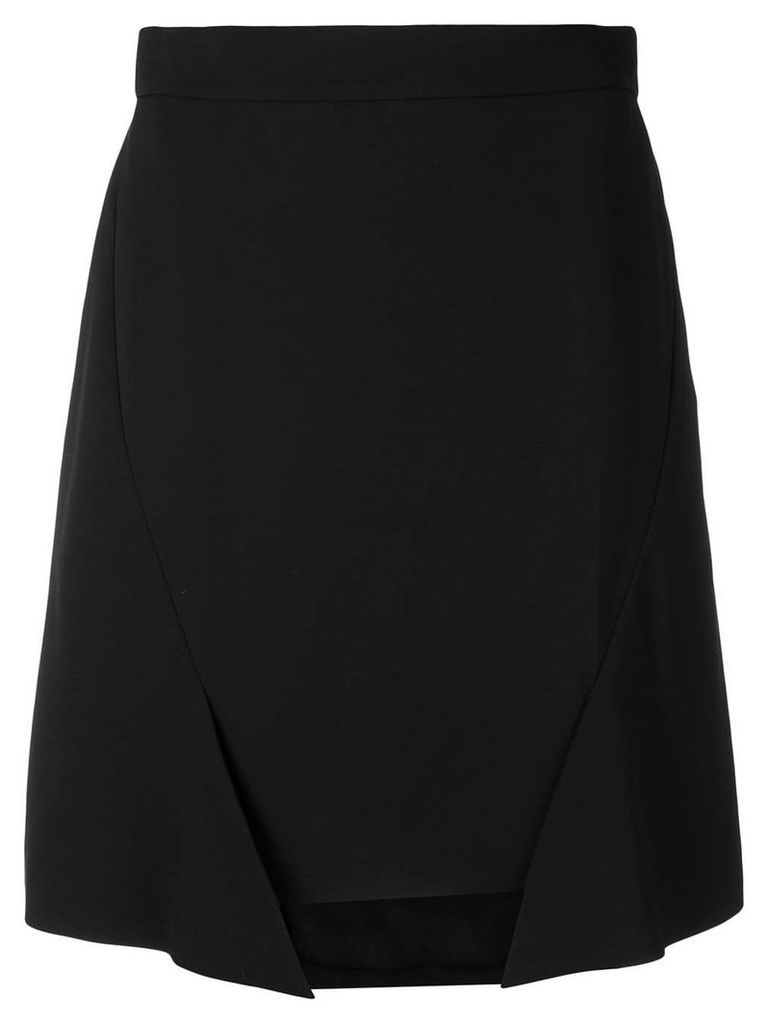 Alexander McQueen asymmetric panel skirt - Black