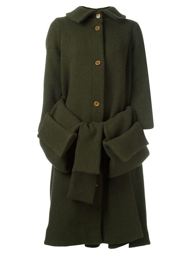 Henrik Vibskov Post pouch pocket coat - Green