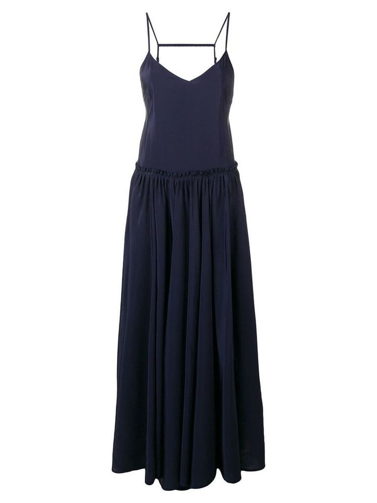 Zadig & Voltaire Fashion Show ruffle waist dress - Blue