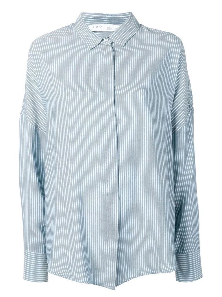 Iro striped button shirt - Blue