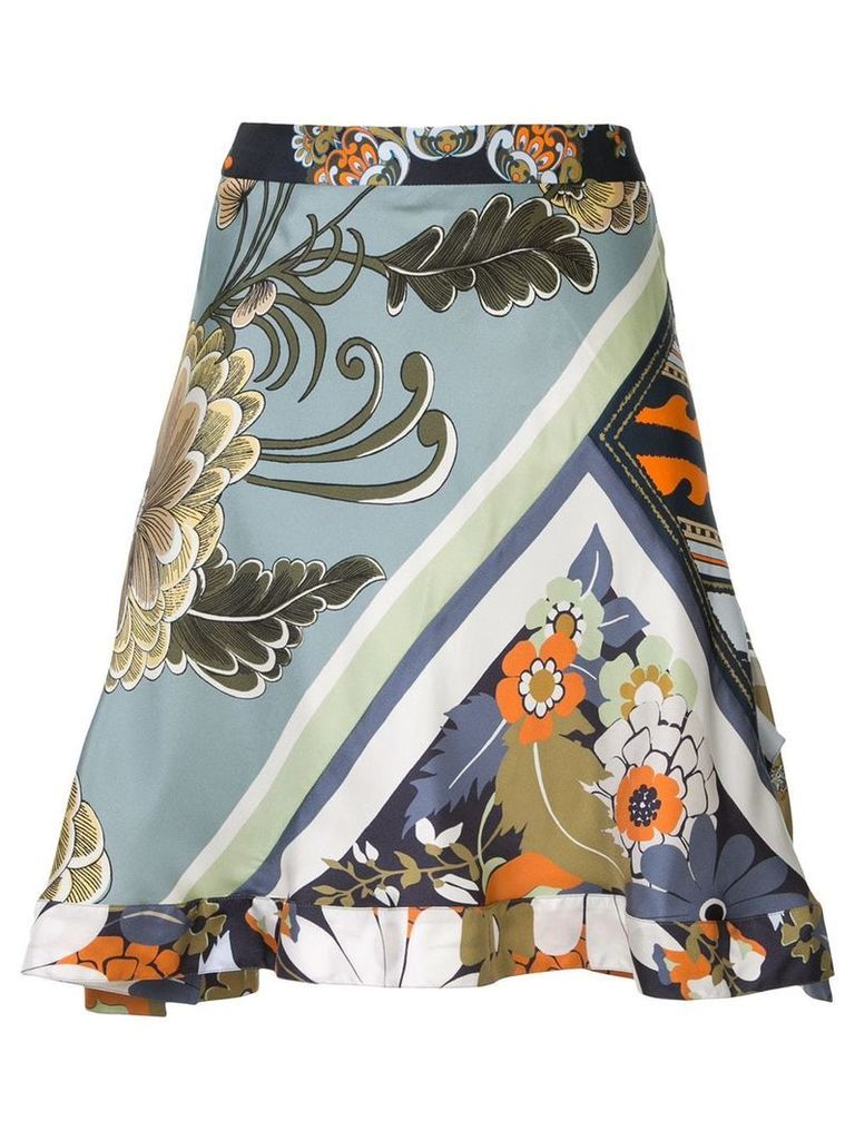 Chloé patchwork print skirt - Multicolour