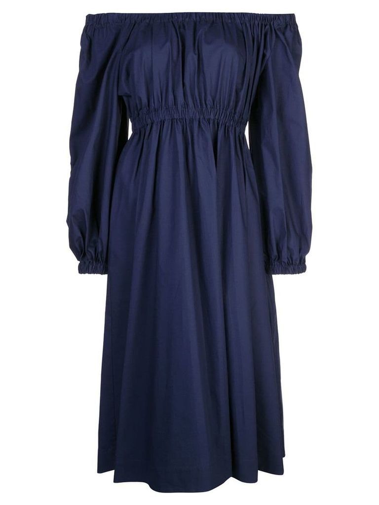 Molly Goddard blouson sleeve dress - Blue