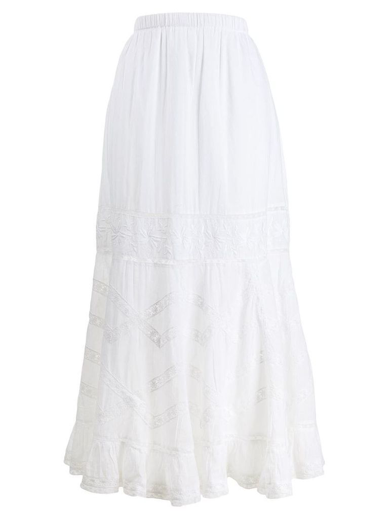 Love Shack Fancy Ali skirt - White