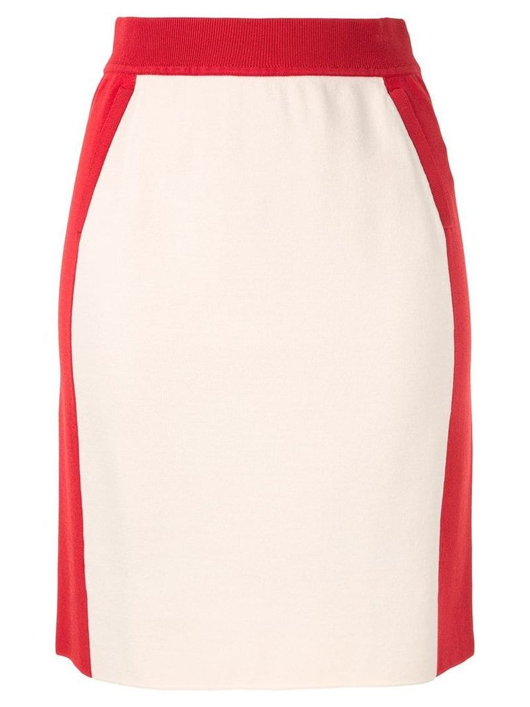 Anteprima high-waisted sporty skirt - White