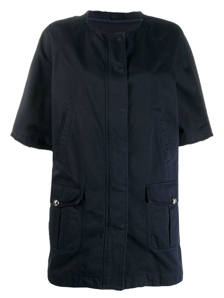 Ermanno Scervino short-sleeved jacket - Blue
