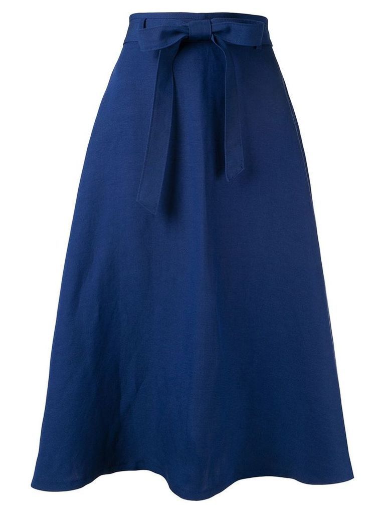 Ballsey tie waist midi skirt - Blue