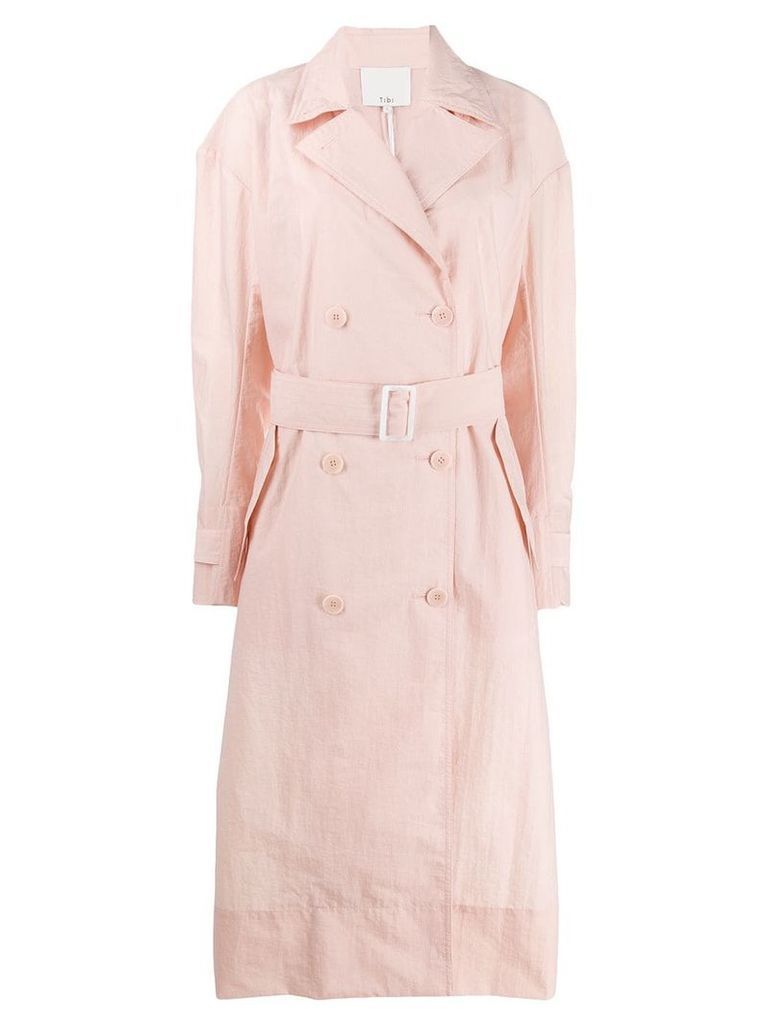 Tibi classic raincoat - Pink