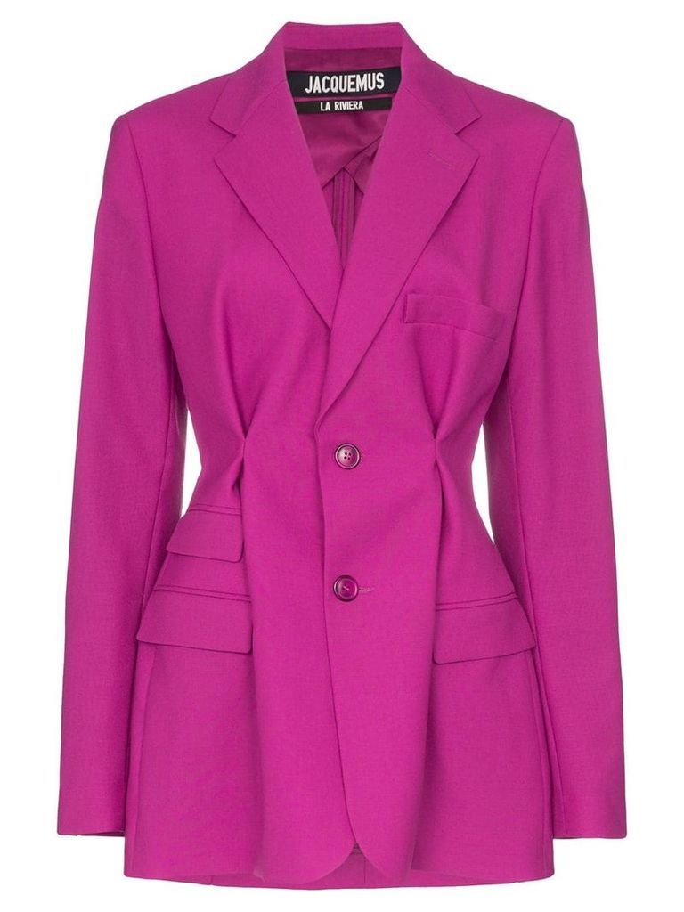 Jacquemus pinched detail blazer - Pink