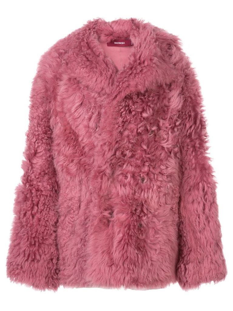 Sies Marjan fur coat - Pink