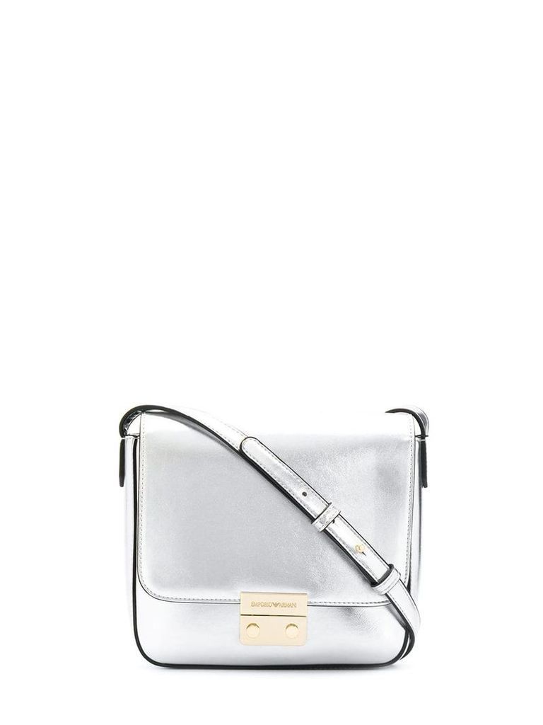 Emporio Armani brand crossbody bag - Silver
