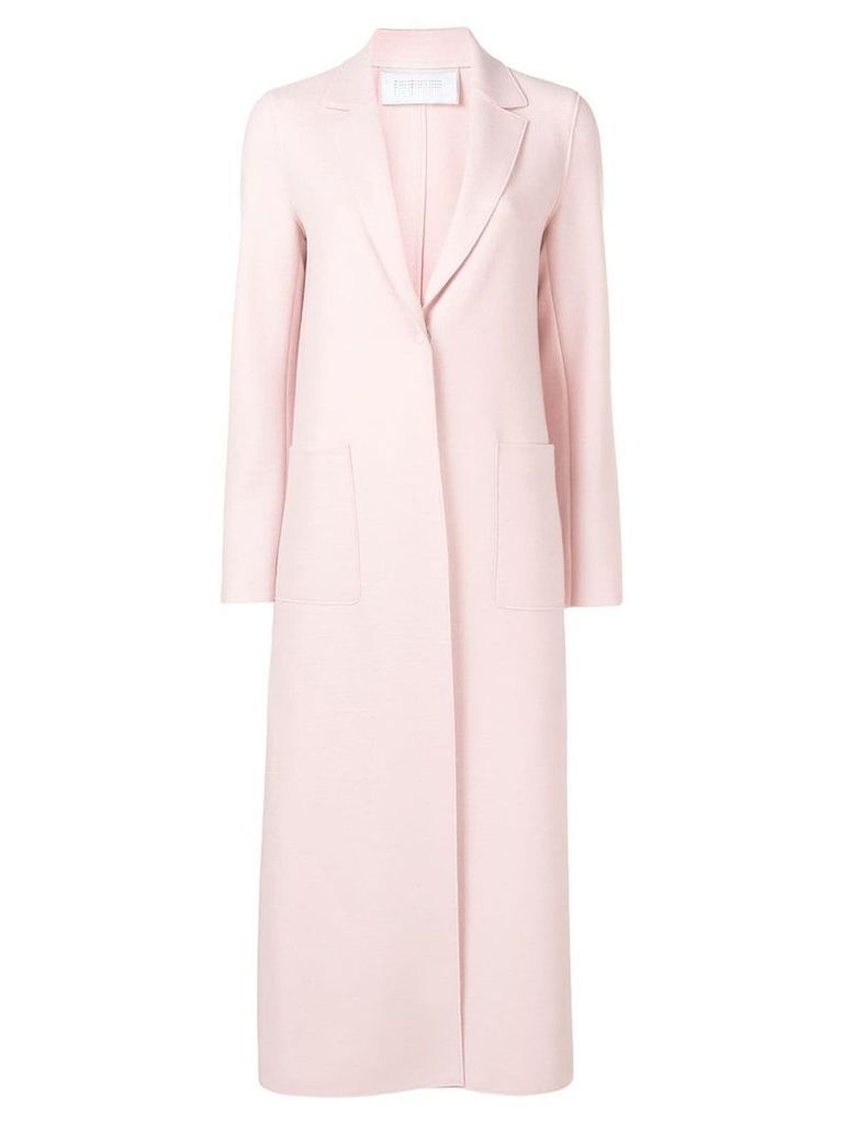 Harris Wharf London structured long overcoat - Pink