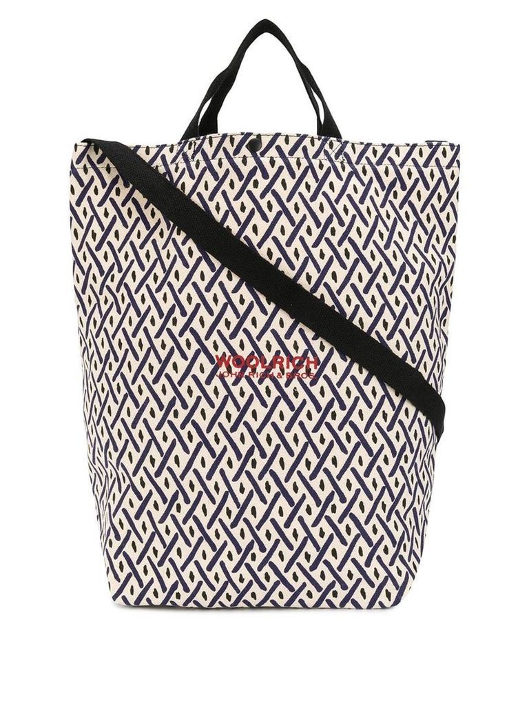 Woolrich large shopping tote bag - Neutrals