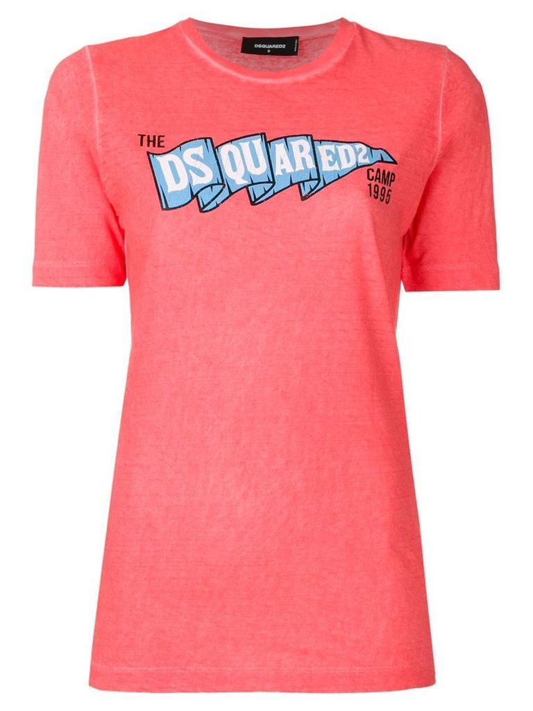 Dsquared2 logo printed T-shirt - Pink