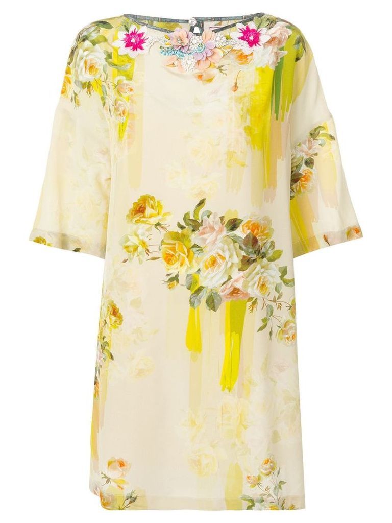 Antonio Marras floral print dress - Neutrals