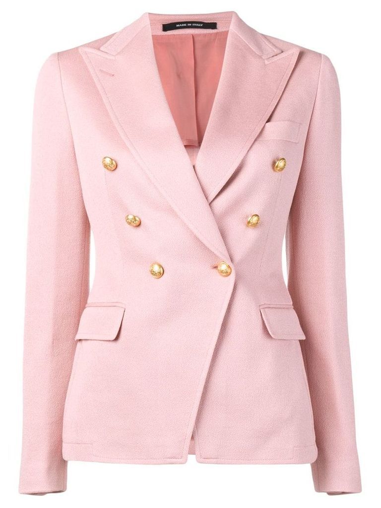 Tagliatore double breasted blazer - Pink