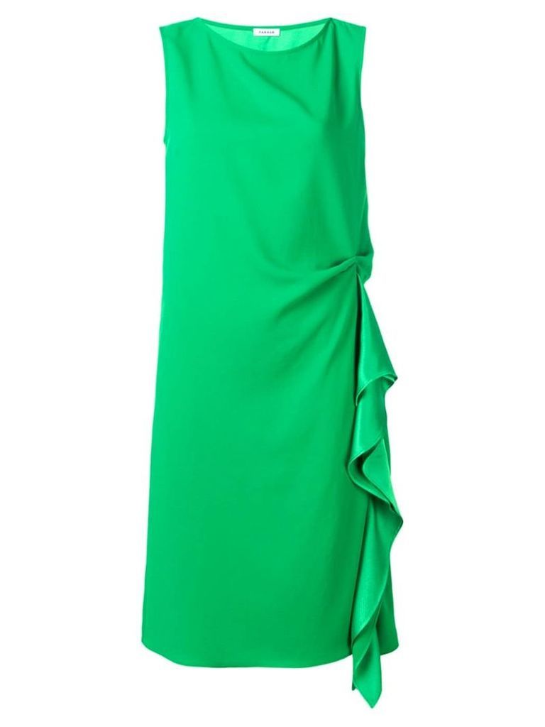 P.A.R.O.S.H. asymmetric midi dress - Green