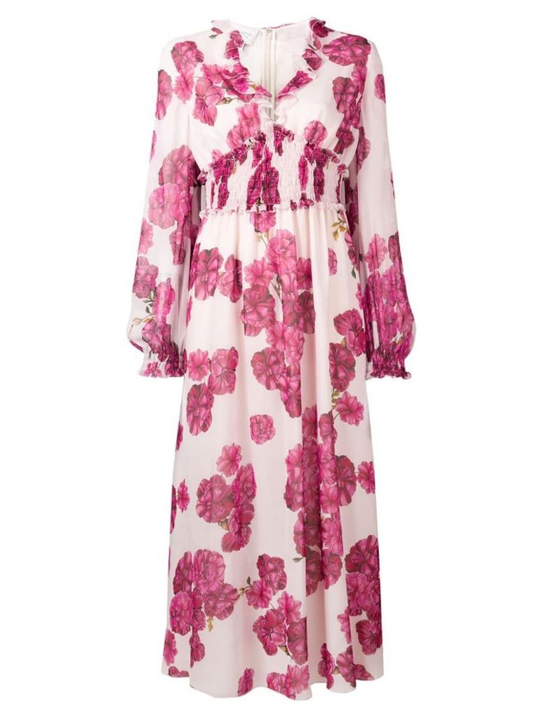 Giambattista Valli floral midi dress - Pink