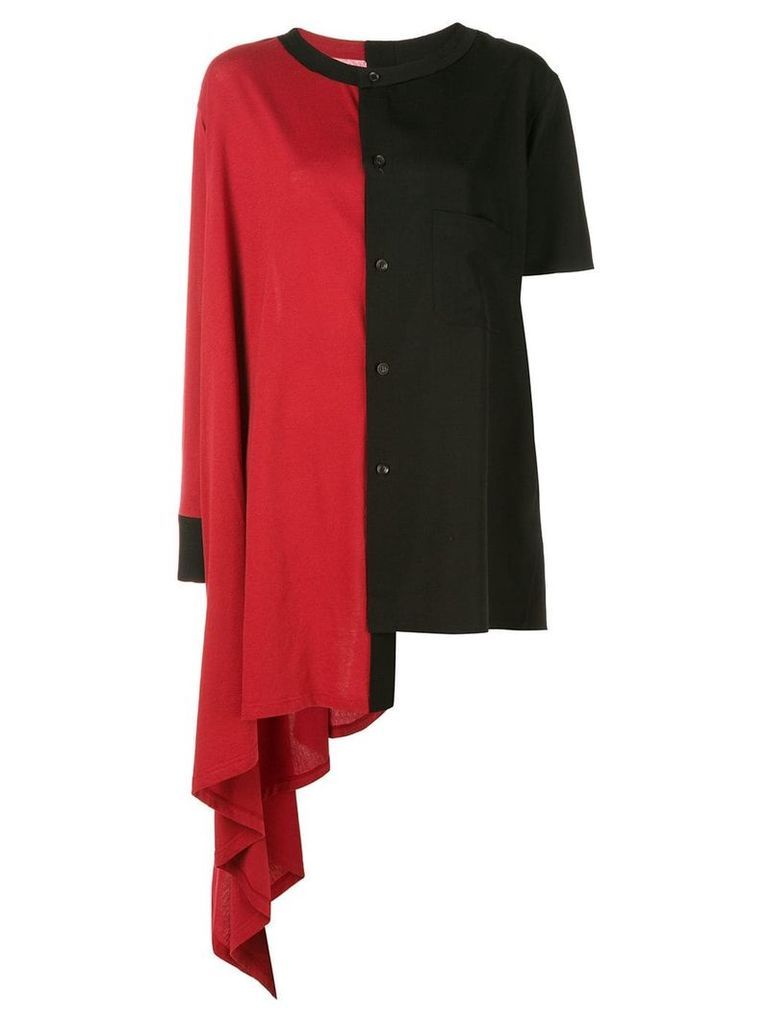 Yohji Yamamoto asymmetric top - Red