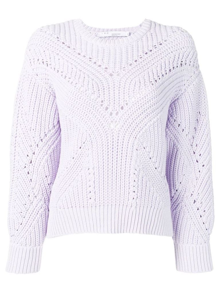Iro chunky knit sweater - Purple