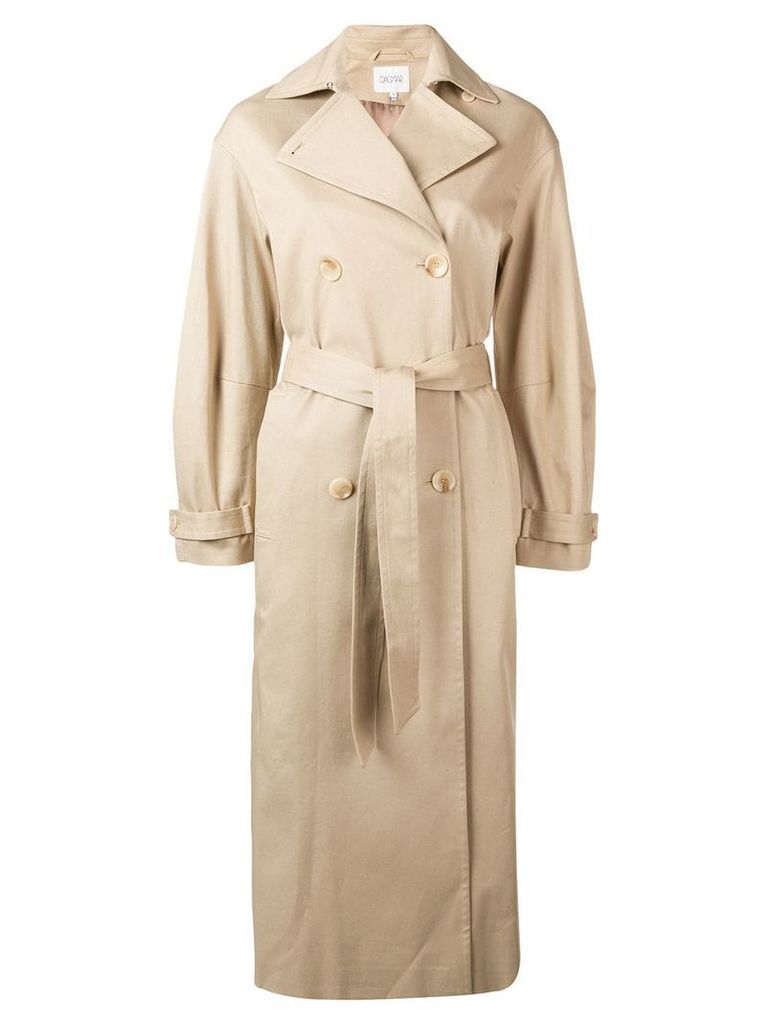 Dagmar double-breasted trench coat - Neutrals