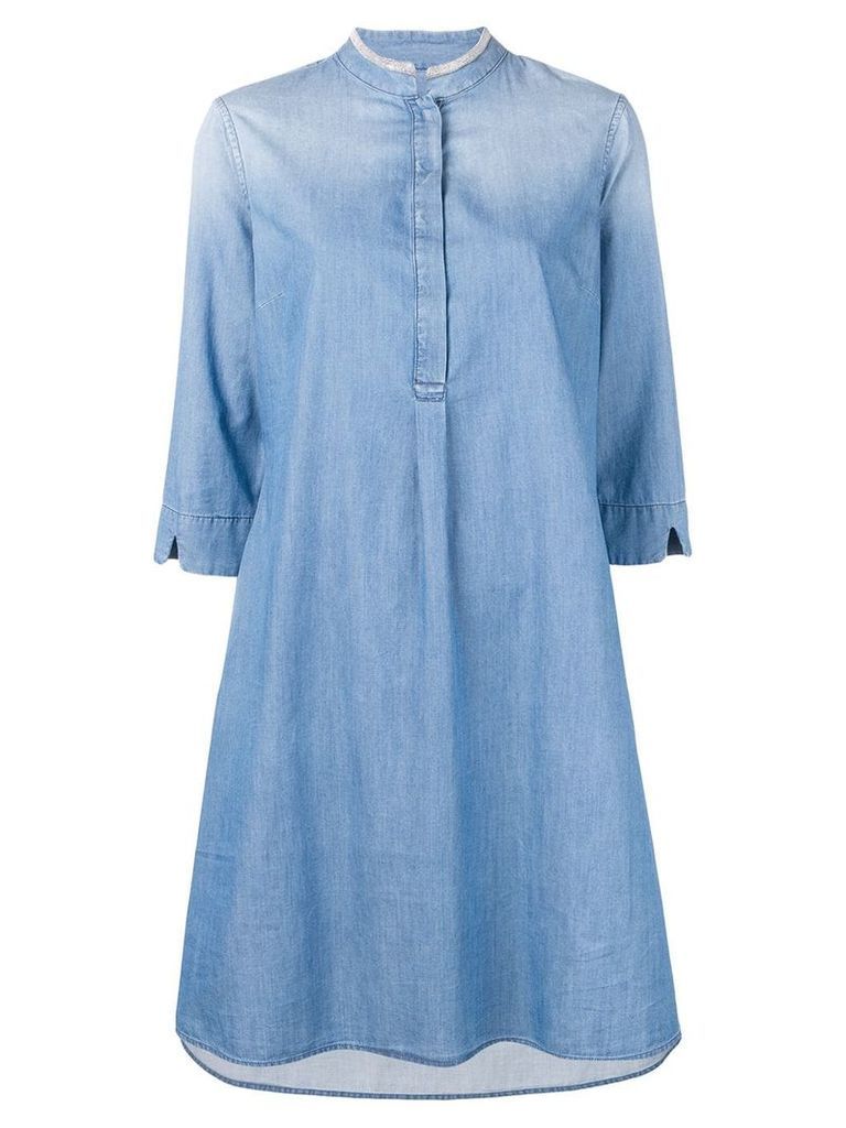 Fabiana Filippi denim shirt dress - Blue