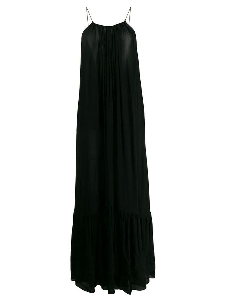 Erika Cavallini simple maxi dress - Black