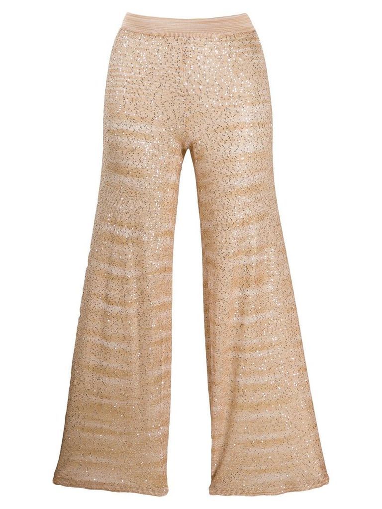 Missoni cropped pull-on trousers - NEUTRALS