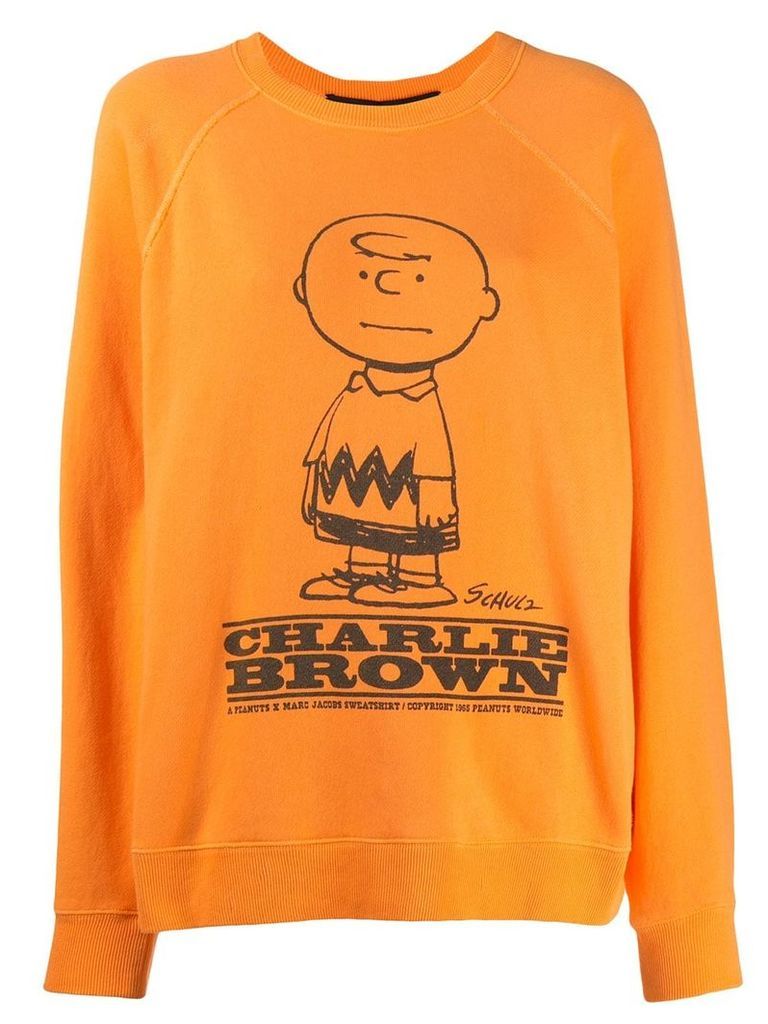 Marc Jacobs charlie brown sweatshirt - Orange