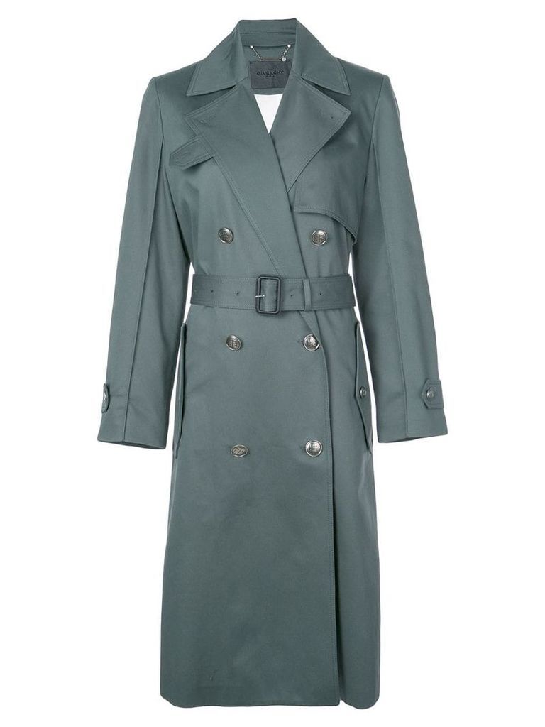 Givenchy double-breasted trench coat - Green