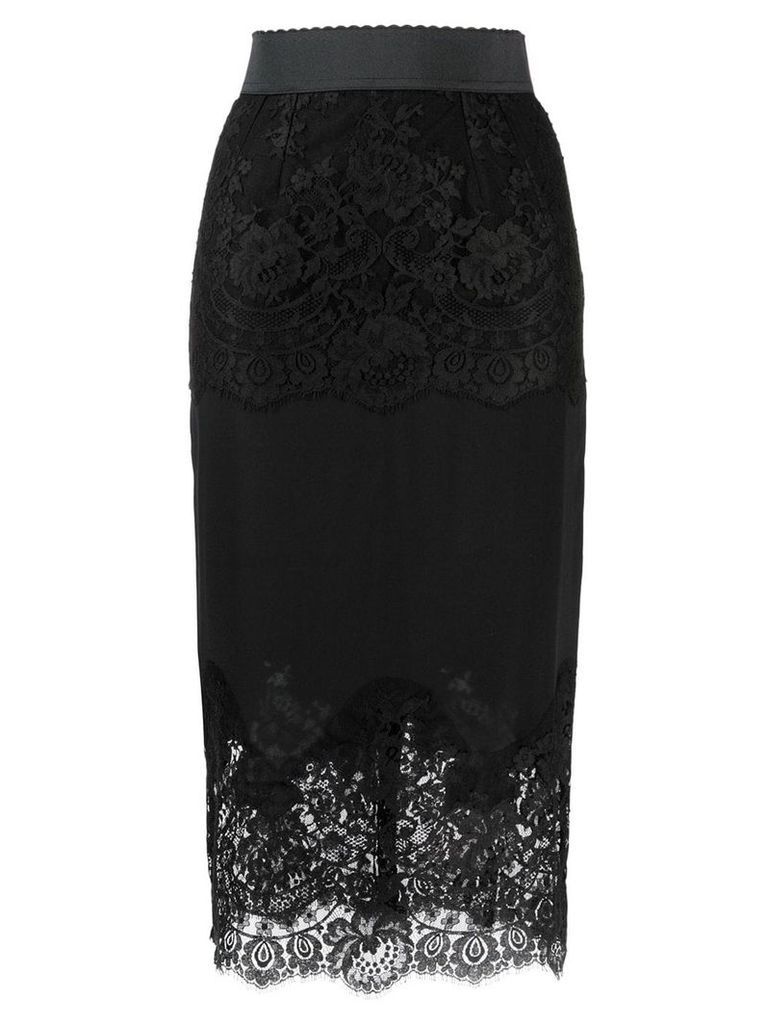 Dolce & Gabbana lace skirt - Black