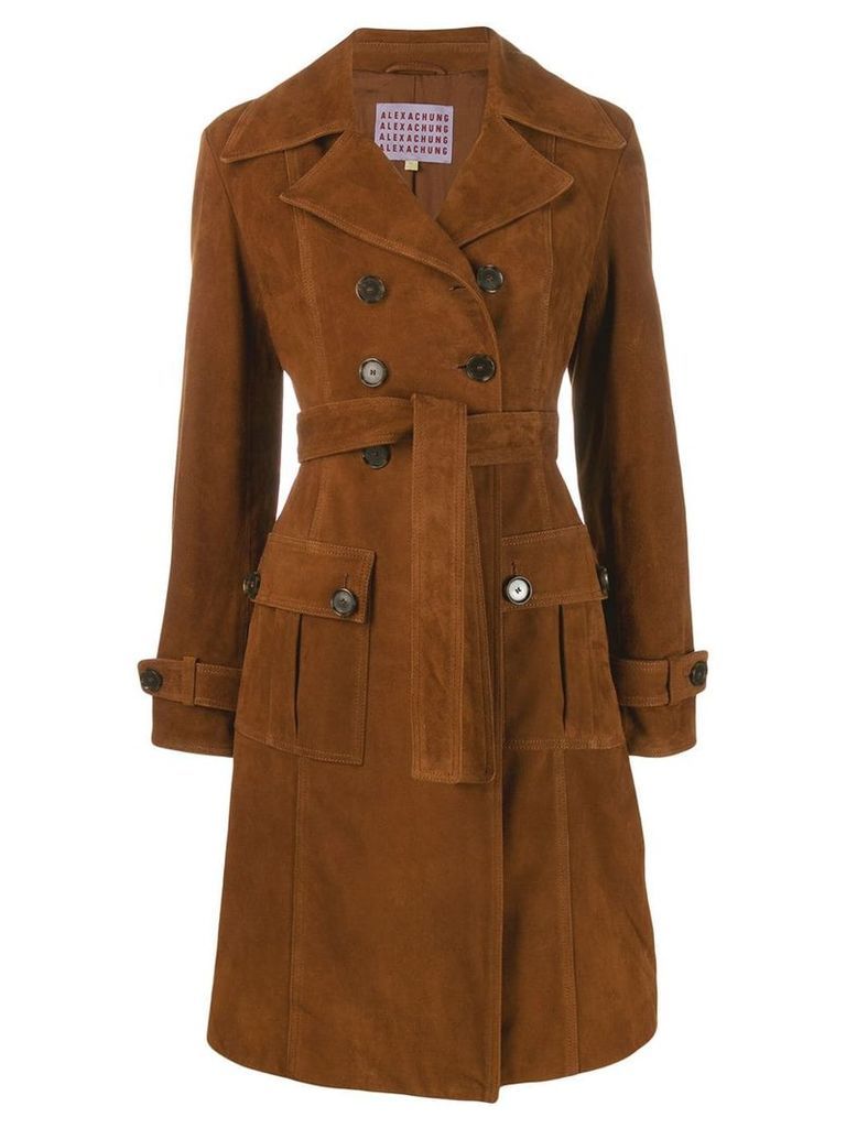 Alexa Chung belted trench coat - Brown